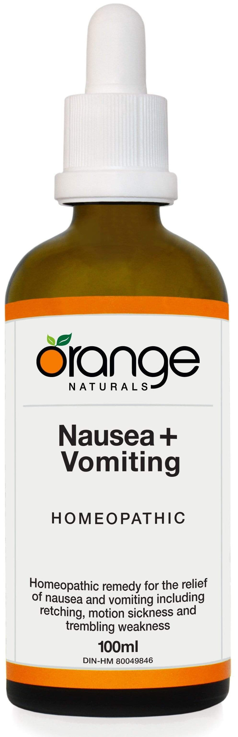 Orange Naturals Homeopathic Nausea + Vomiting