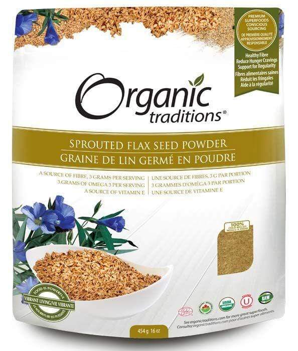Organic Traditions Sprouted Flax Seed Powder