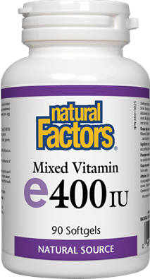 Natural Factors 비타민 E 혼합 400 IU, 90 소프트젤