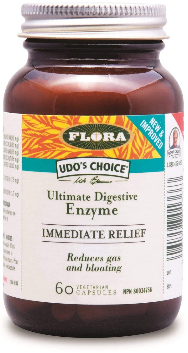 Flora Immediate Relief Enzymes 60 Capsules