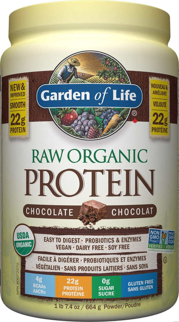 Garden of Life Raw Organic Protein Chocolate 664 g