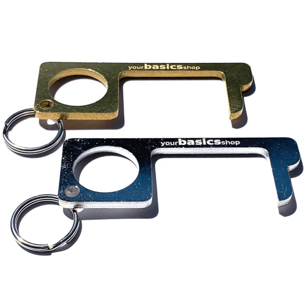 Your Basics Shop Brass No Touch Door Opener and Keypad Tool (2 Pack)