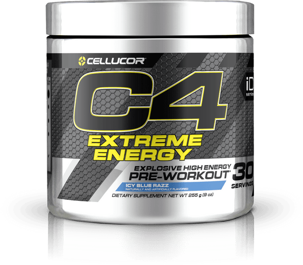 Cellucor C4 Extreme Energy Pre-Workout Icy Blue Razz 30 Servings