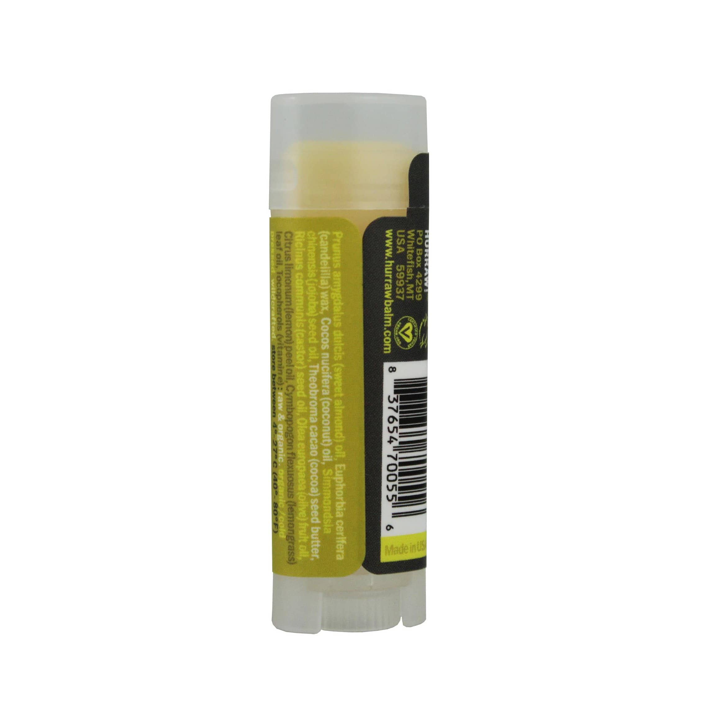 Hurraw! Lemon Lip Balm