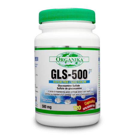 Organika GLS-500 Glucosamine Sulfate Complex 500MG 120 Capsules