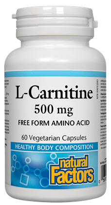 Natural Factors L-Carnitine 500 mg 60 Capsules