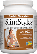 ناتشورال فاكتورز سليم ستايلز بديل الوجبات مع PGX - نكهة الشوكولاتة المزدوجة 800 جم