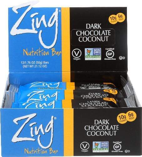 Zing Nutrition Bar - 다크 초콜릿 코코넛