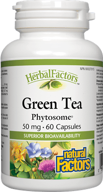 Natural Factors, GreenSelect Green Tea Phytosome، 50 مجم، 60 كبسولة