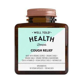 Well Told Health, Cough Relief, 508mg, 60 V-Caps