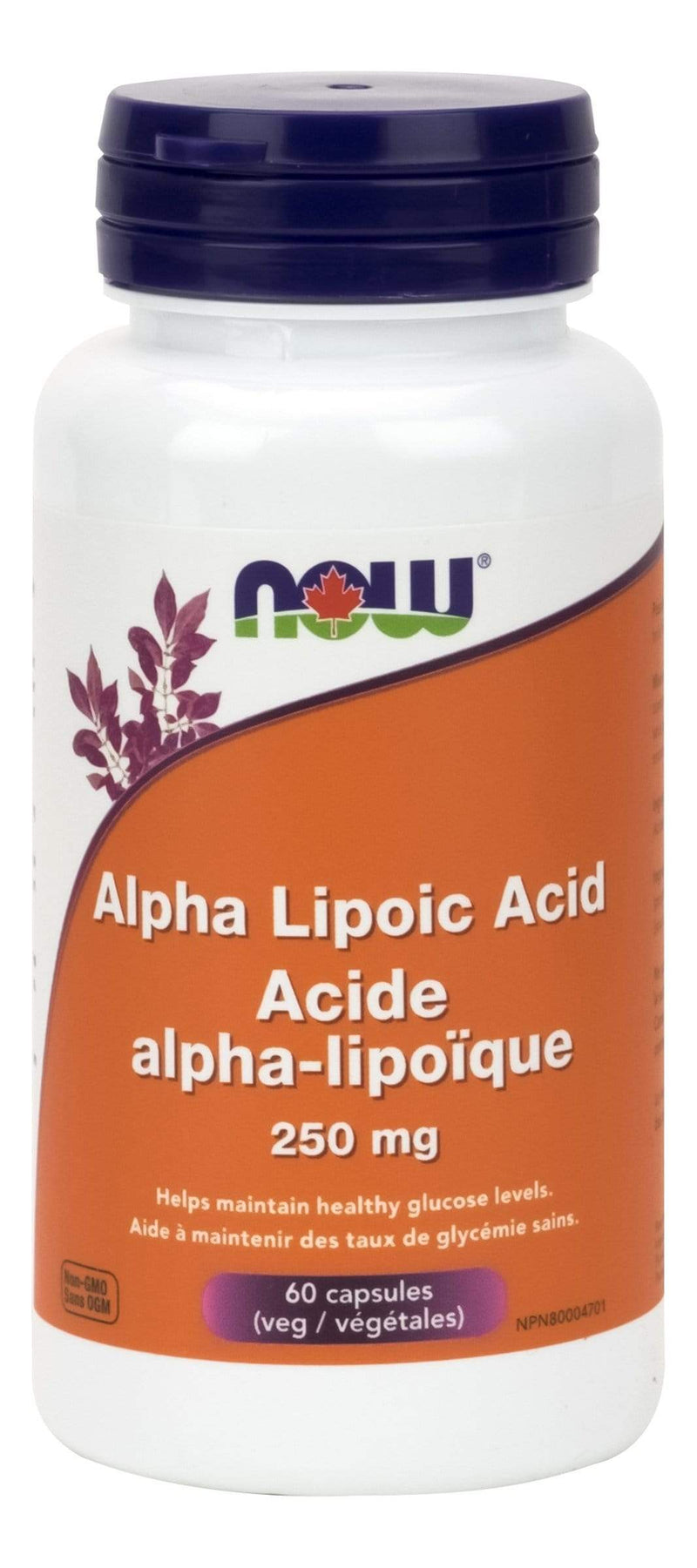 NOW, Alpha Lipoic Acid, 250mg, 60 Veg Capsules
