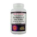 Natural Factors RxOmega-3 Factors Extra Strength BONUS SIZE 150 Softgels