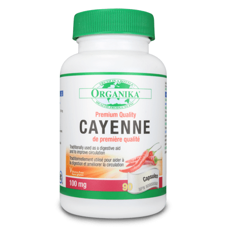 Organika CAYENNE EXTRACT 100MG 90 Capsules