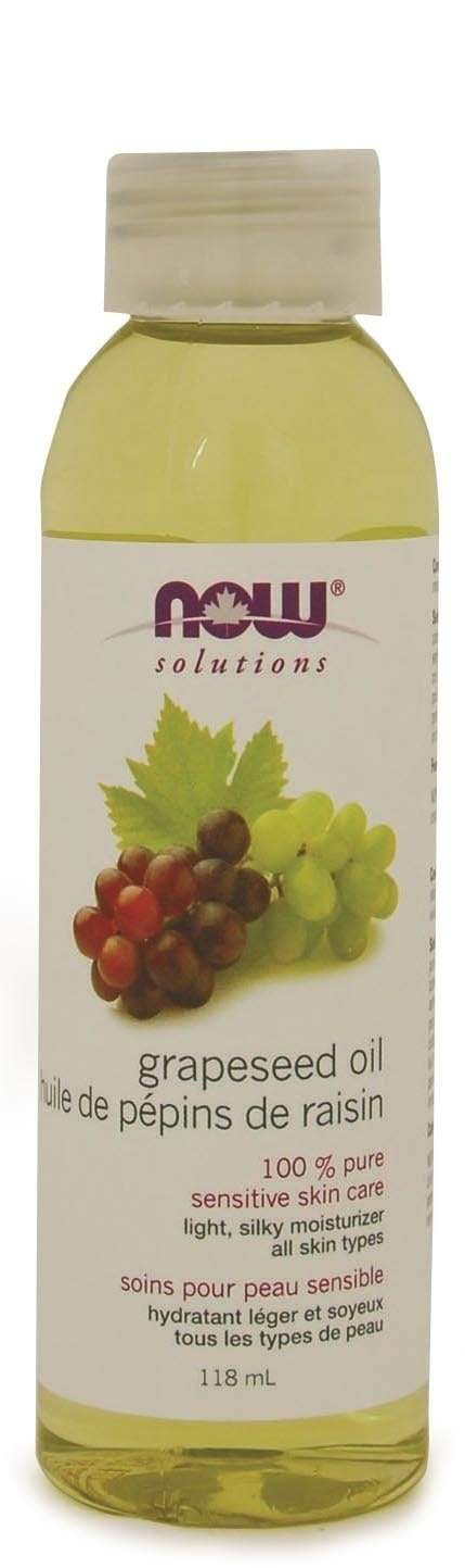 NOW Grapeseed Oil, Pure 118 mL