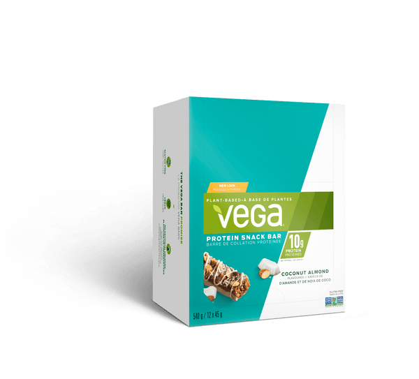 Vega Protein Snack Bar Coconut Almond Box of 12