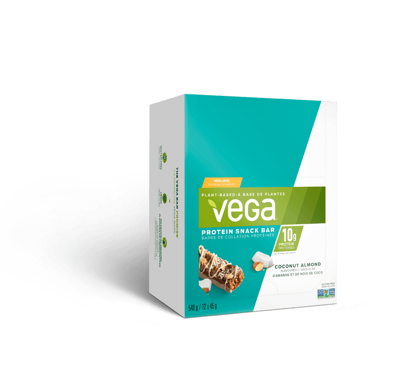 Vega Protein Snack Bar Coconut Almond Box of 12