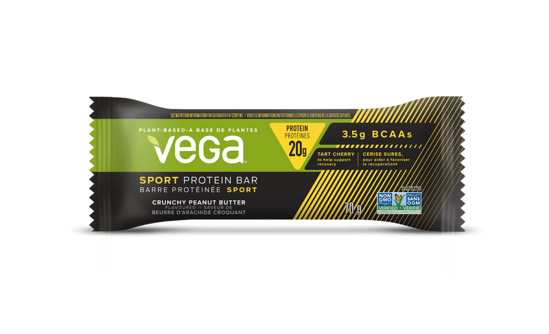 Vega Sport Protein Bar Crunchy Peanut Butter Single Bar