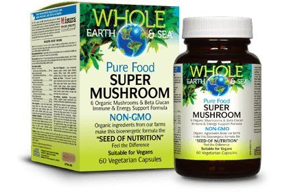Whole Earth and Sea Pure Food Super Mushroom
