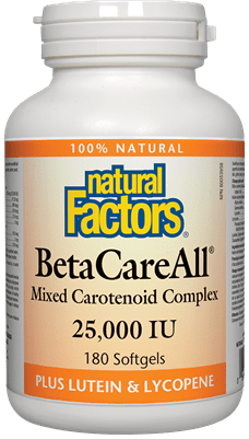 Natural Factors BetaCareAll 25,000 IU 90 Softgels