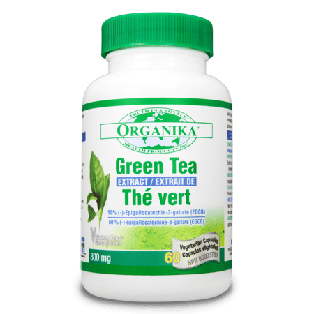 Organika GREEN TEA EXTRACT 300MG 60 Capsules