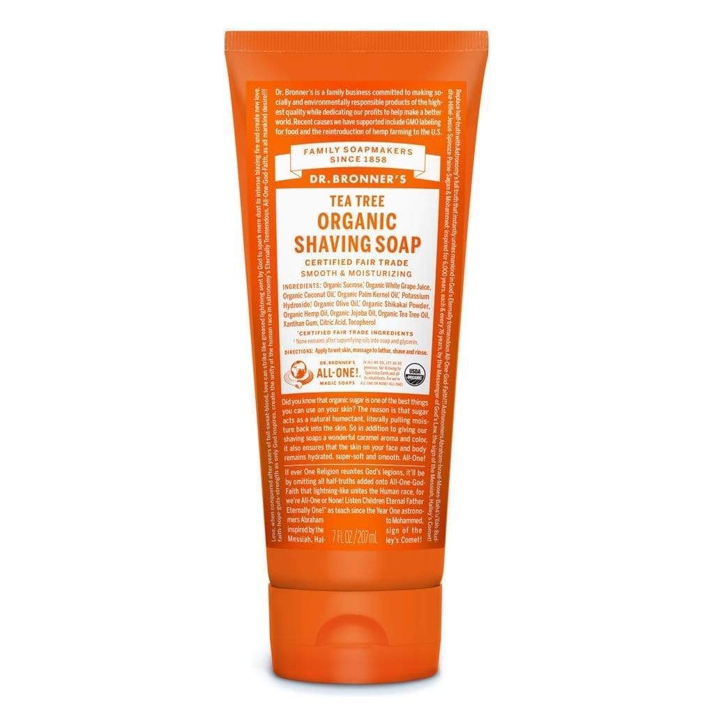 Dr. Bronner's Tea Tree Organic Shaving Soap