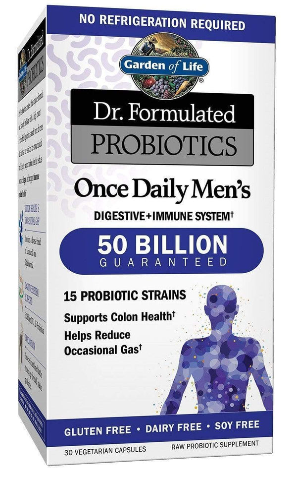 Garden of Life Dr. Formulated Probiotics Once Daily Men's 50 Billion CFU Shelf-stable