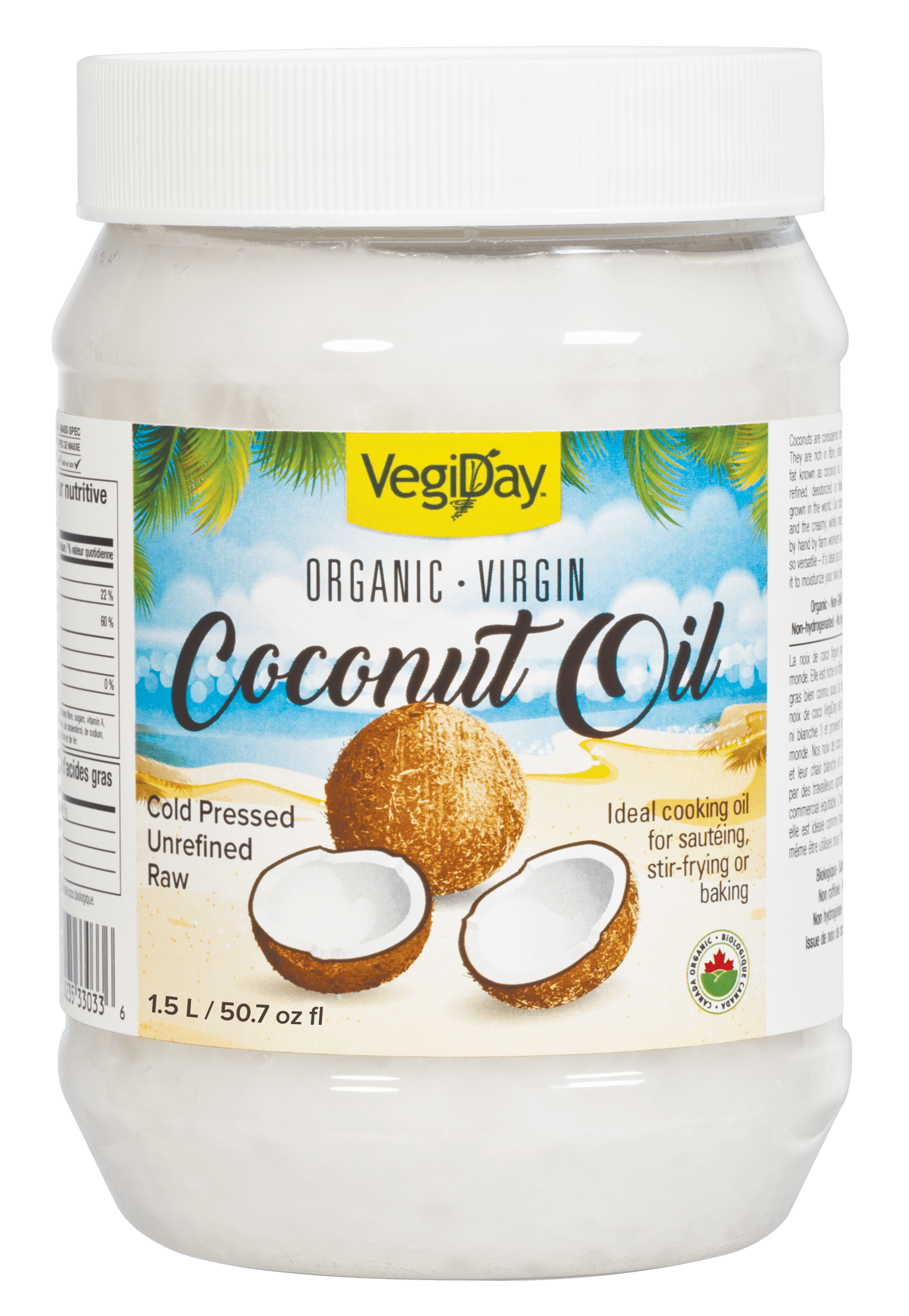 VegiDay Organic Virgin Coconut Oil