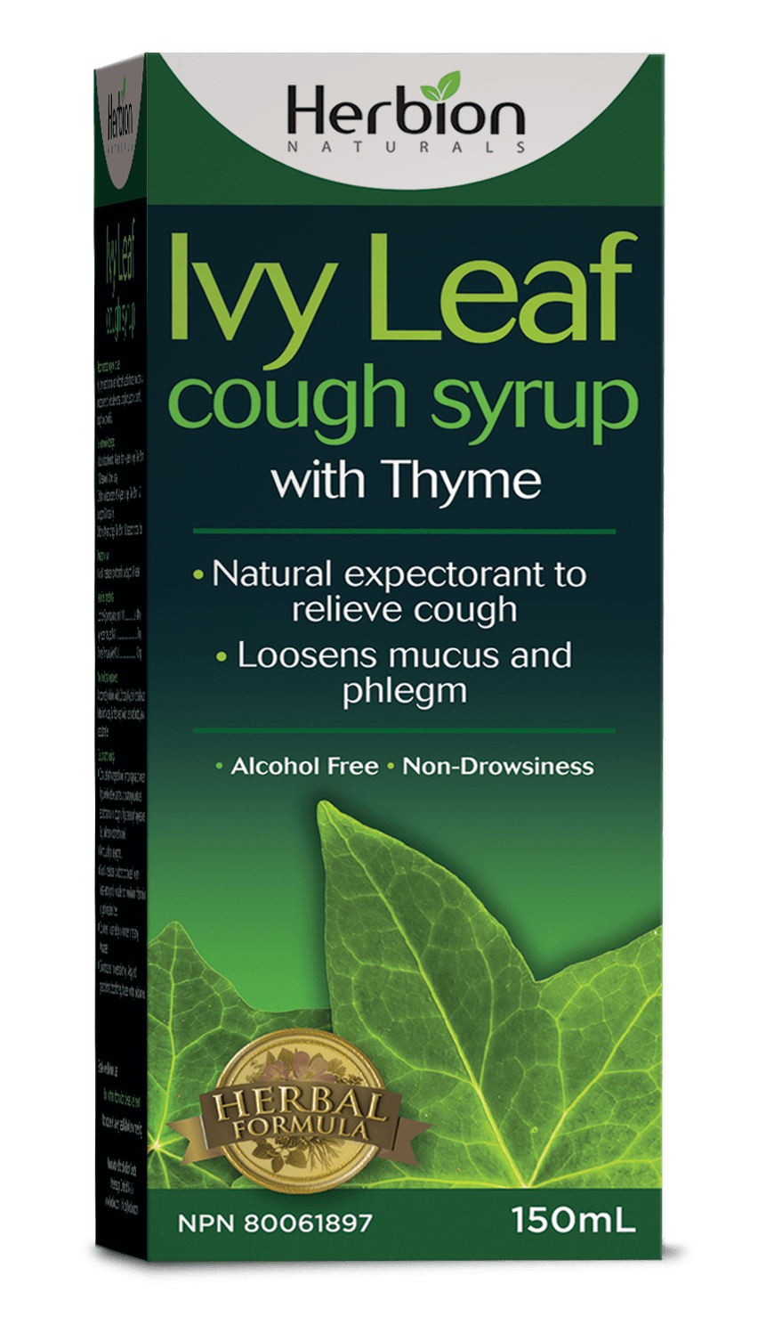 Herbion Naturals, Ivy Leaf Cough Syrup with Thyme, 150mL