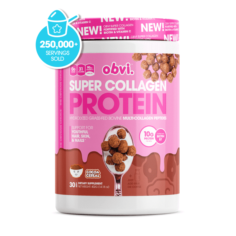 Obvi Super Collagen Protein Cocoa Cereal 30 Servings