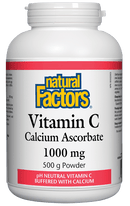 Natural Factors Vitamin C - Calcium Ascorbate Powder 500 g