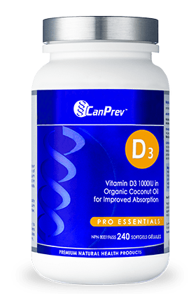 CanPrev D3 1000IU 240 Softgels
