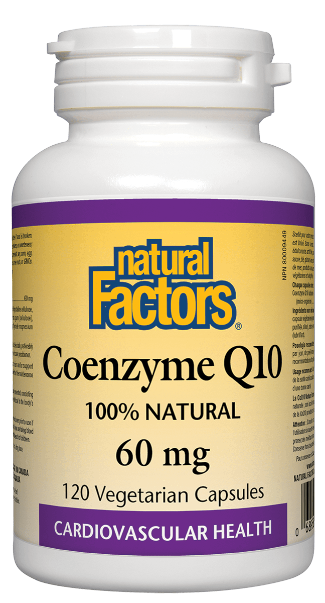 Natural Factors Coenzyme Q10 60 mg 120 Capsaules