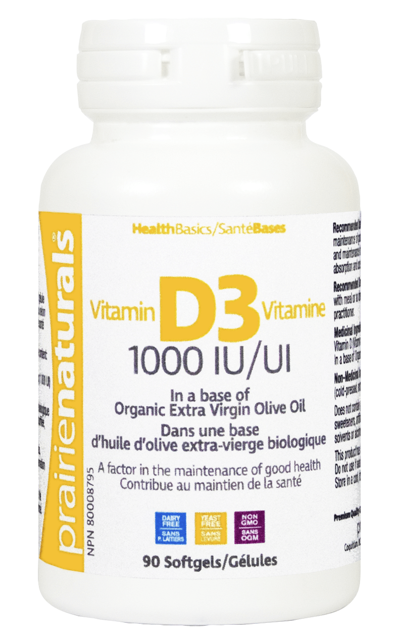 Prairie Naturals Vitamin D3 1000 IU