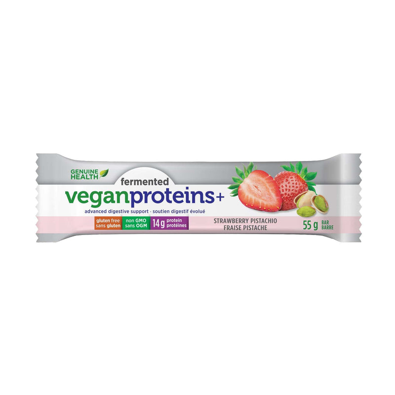 Genuine Health Fermented Vegan Proteins+ Strawberry Pistachio