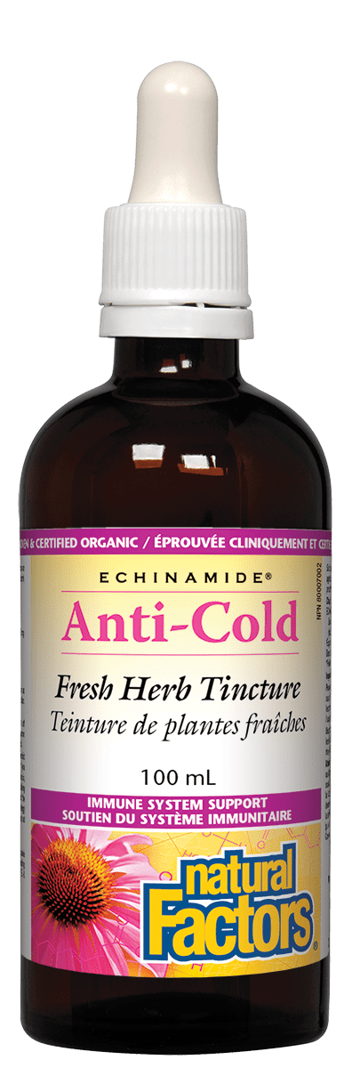 Natural Factors Anti-Cold Fresh Herb Tincture 100 ml