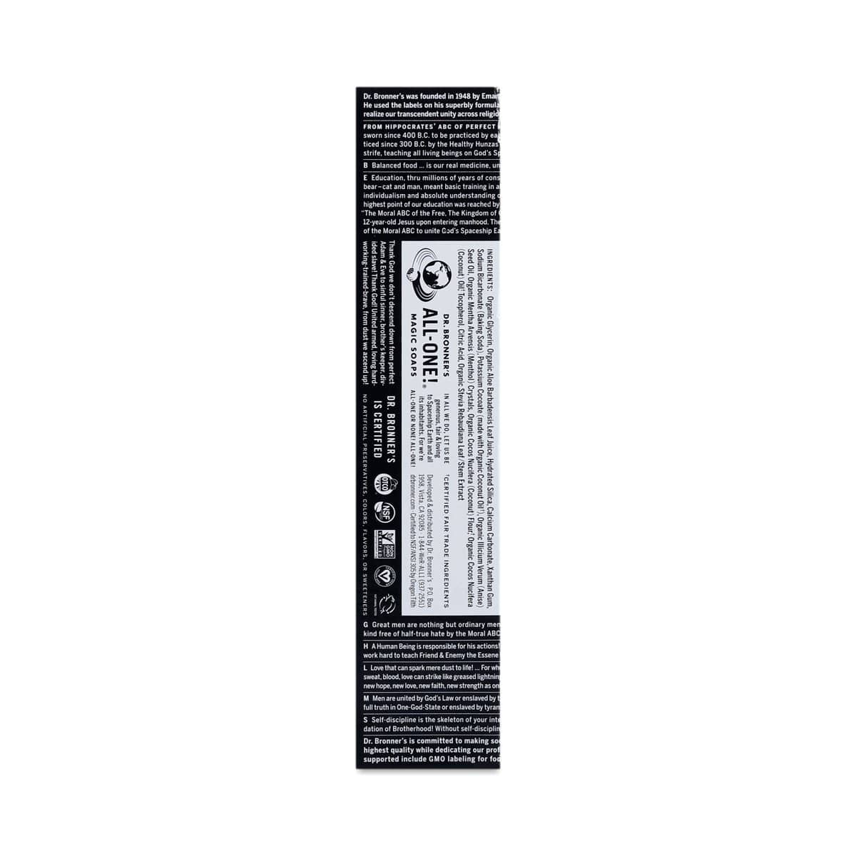 Dr. Bronner’s, All-One Toothpaste, Anise, 140g (5Oz)