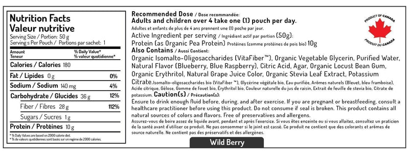 HerbaLand Protein Gummies Wildberry