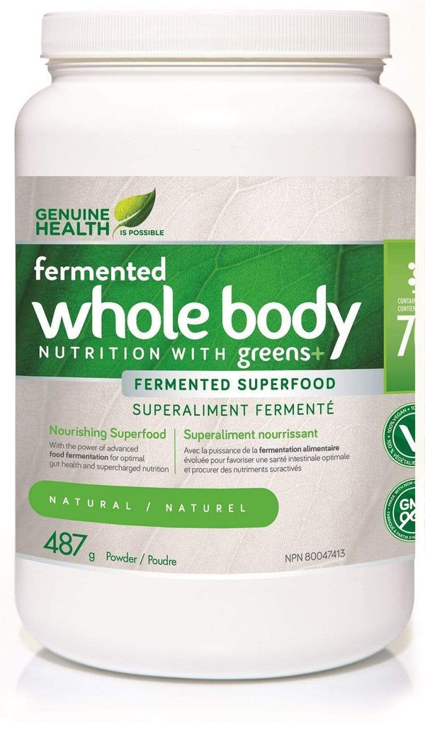 Genuine Health Greens+ Whole Body Nutrition - Natural