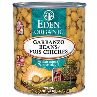 Eden Foods Organic Low Fat Canned Garbanzo Beans 796 ml