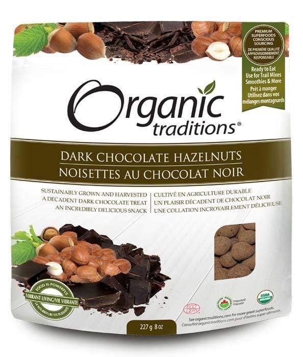 Organic Traditions Dark Chocolate Hazelnuts