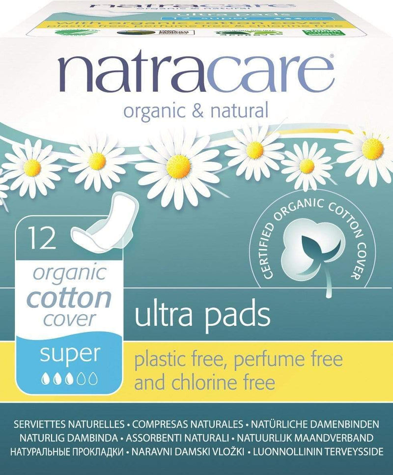 Natracare Ultra Pads with Wings Super