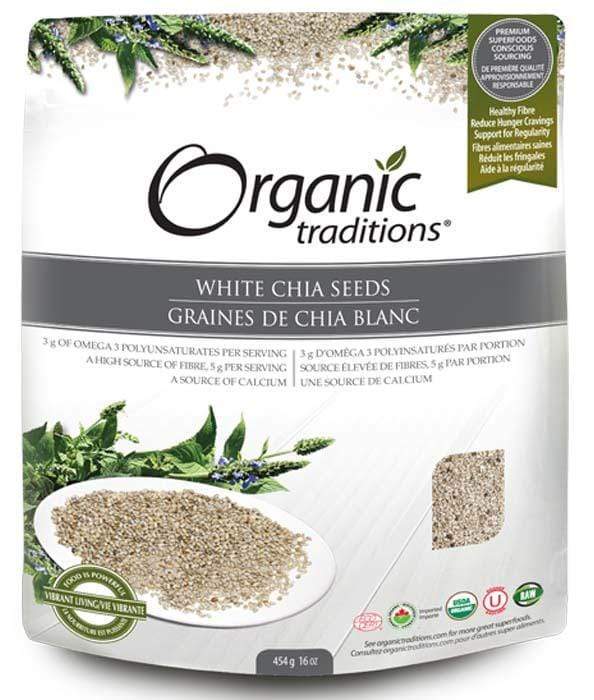 Organic Traditions White Chia Seeds