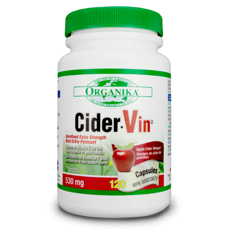 Organika CIDER VIN (Unrefined) 530MG 120 Capsules