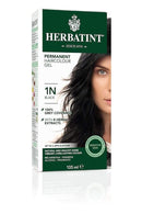 Herbatint 퍼머넌트 허벌 헤어컬러 젤 - 1N 블랙