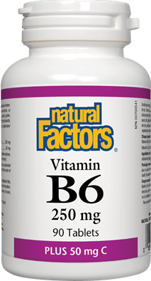내츄럴 팩터스 VItamin B6 250 mg 비타민 C 함유