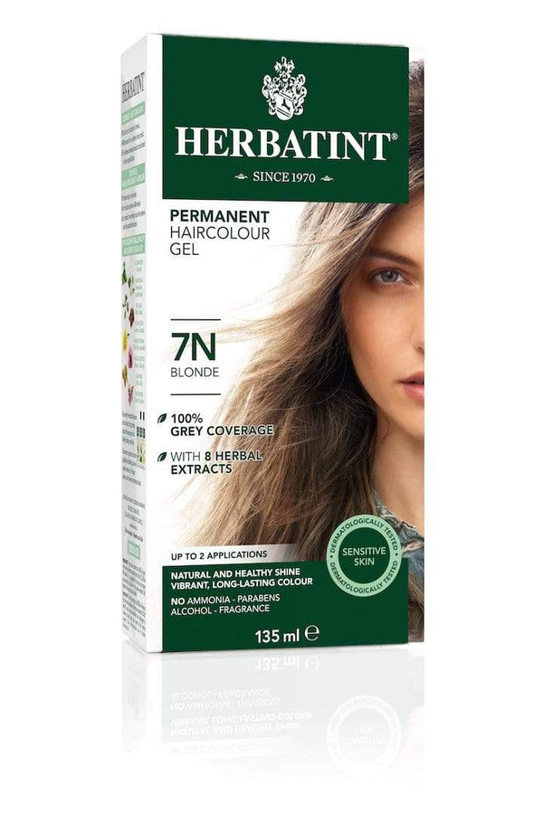 Herbatint Permanent Herbal Haircolor Gel - 7N Blonde