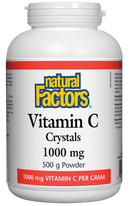 مسحوق فيتامين سي من ناتشورال فاكتورز، 500 جرام