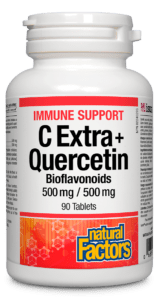 Natural Factors C Extra+ Quercetin Bioflavonoids 500 mg / 500 mg