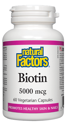 Natural Factors Biotin 5000 mcg 60 Capsules