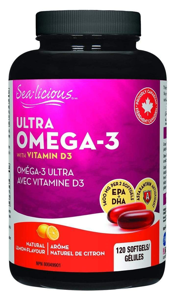Karlene's Sea-licious Ultra Omega-3 EPA/DHA 1400 mg with Vitamin D3